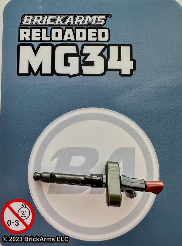 Brickarms MG-34 Reloaded Overmold Machine Gun