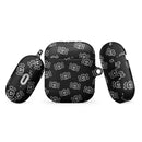 Schwarzes Case mit gekreuzten Skelettknochen für AirPods®