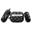 Schwarzes Case mit gekreuzten Skelettknochen für AirPods®