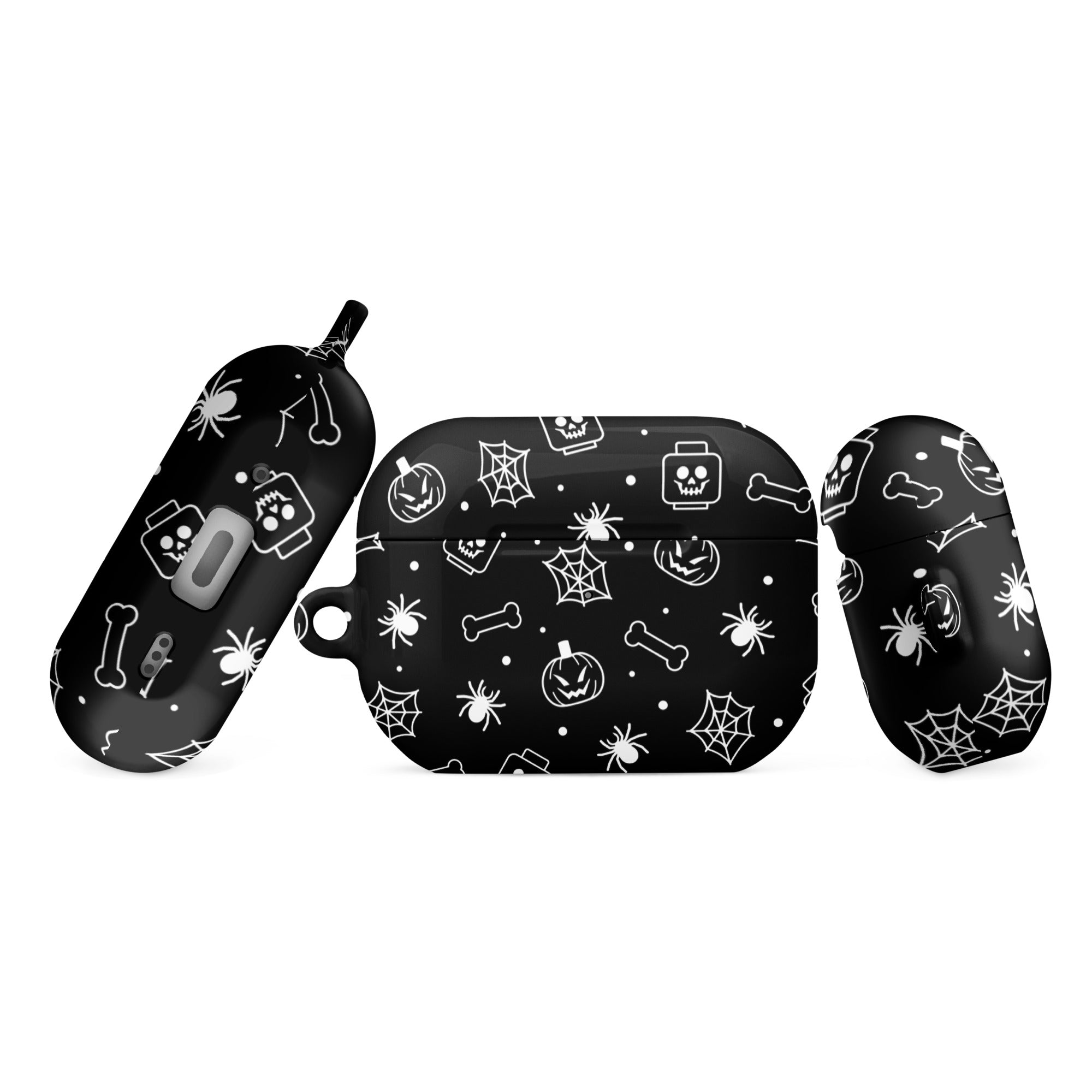 Silver Dragon Bones AirPods Case