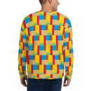 Sweatshirt mit Ziegelmuster, Unisex