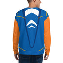 Blue Stripe Orange Rebel Unisex Sweatshirt