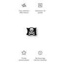 Jolly Rogers Skelett Pirat Crossbones Flagge Custom-geformte Kissen