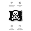 Jolly Rogers Skelett Pirat Crossbones Flagge Custom-geformte Kissen