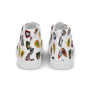 Vintage Castle Shield Men’s High Top Canvas Shoes