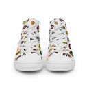 Vintage Castle Shield Men’s High Top Canvas Shoes