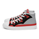 Vintage Fledermaus Schild Herren High Top Canvas Schuhe