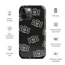 Skelett Totenkopf gekreuzte Knochen Pirat Minifigur Ziegel Kopf Robuste Hülle für iPhone®