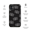 Skelett Totenkopf gekreuzte Knochen Pirat Minifigur Ziegel Kopf Robuste Hülle für iPhone®