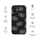 Skelett Totenkopf gekreuzte Knochen Pirat Minifigur Ziegel Kopf Robuste Hülle für iPhone®