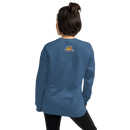 Besticktes Unisex Sweatshirt Skelett gekreuzte Knochen Ziegel Minifigur Kopf Pirat