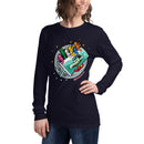 Girlbricksalot Baha Blasted Spaceman Unisex Langarm T-Shirt