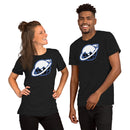 Vintage Space Bricks Globus Unisex T-Shirt