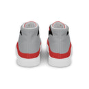 Vintage Castle Bat Shield Damen High Top Canvas Schuhe