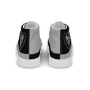 Vintage Schloss Falcon Shield Damen High Top Canvas Schuhe