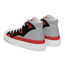 Vintage Castle Bat Shield Damen High Top Canvas Schuhe