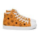 Skelette Geister Spinnen Halloween 2 Damen High Top Canvas Schuhe