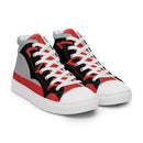 Vintage Castle Bat Shield Damen High Top Canvas Schuhe