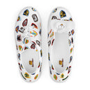 Vintage Castle Shield Damen Schnürschuhe aus Segeltuch