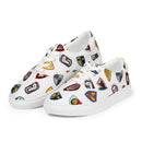 Vintage Castle Shield Damen Schnürschuhe aus Segeltuch