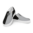 Vintage Schloss Falcon Shield Damen Slip-on Canvas Schuhe