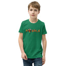 Thanksgiving Turkey Bricks Gobble Youth Short Sleeve T-Shirt