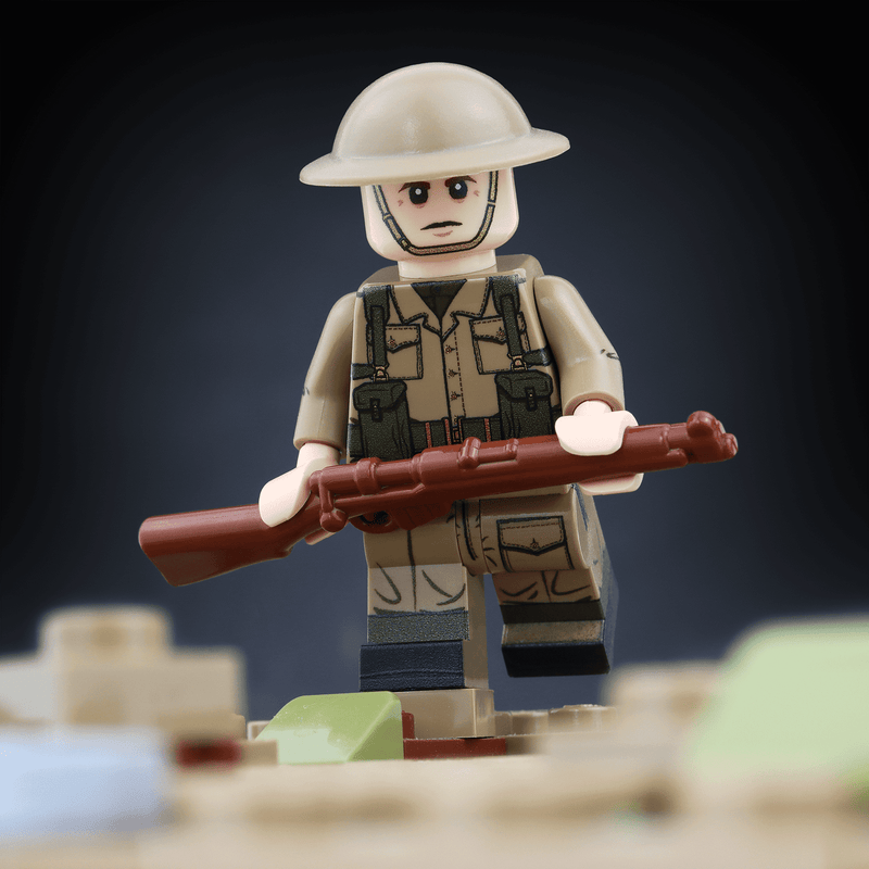United Bricks WW2 British Army Rifleman Military Minifigure
