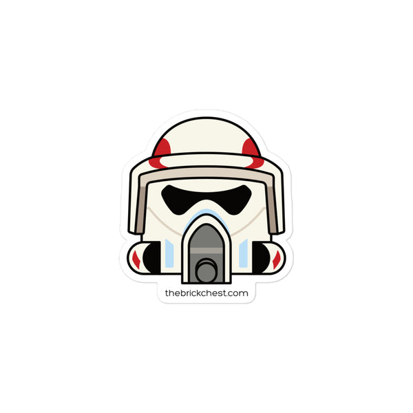 Clone ARF Trooper Minifigure Helmet Sticker