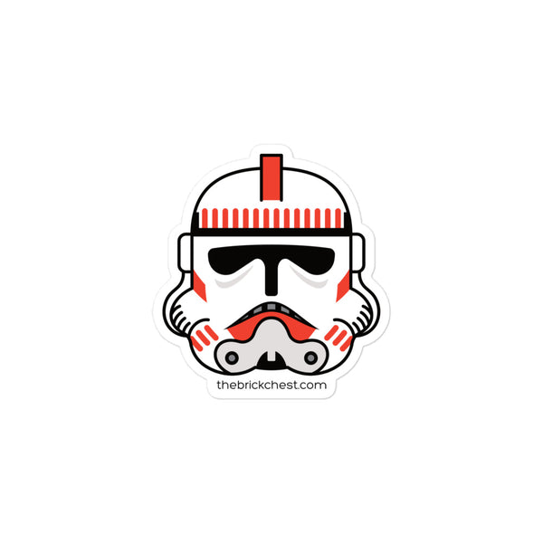 Clone Shock Trooper 1 Minifigure Helmet Sticker