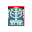 Minifigure Brick Chest Skeleton Xray Bubble-free stickers