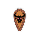 Vintage Castle Shield Bull Brick Minifigure Stickers