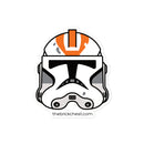 Clone Trooper 212. Angriffsbataillon Minifigur Helm Sticker