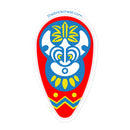 Vintage Castle Shield Islanders Ziegel Minifigur Aufkleber