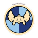 Vintage Burg Wikinger Schild Zwerge Ziegel Minifigur Sticker