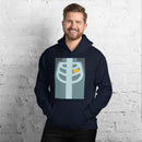 Der Ziegelstein in der Brust Xray Lego Style Unisex Hoodie