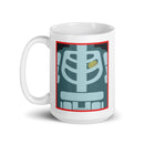 Xray Brick in Chest Weiß glänzende Tasse