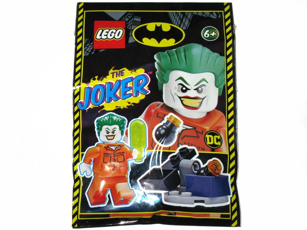 LEGO Superheroes: Arkham Joker Minifigure with Bomb Catapult 212011 Foil pack