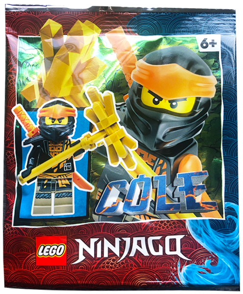 LEGO Ninjago Cole Minfigure with Spike Hammer 892290 Foil Pack