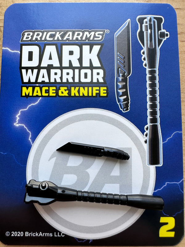 BrickArms Dark Warrior Pack 2 Mace & Knife