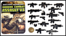 BrickArms Modern Combat Assault Weapons Pack V3 Weapons Military Pack for Minifigures