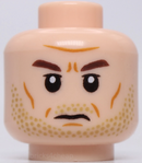 Lego 3626cpb2927 Minifigure Gar Saxon Head Star Wars Light Nougat