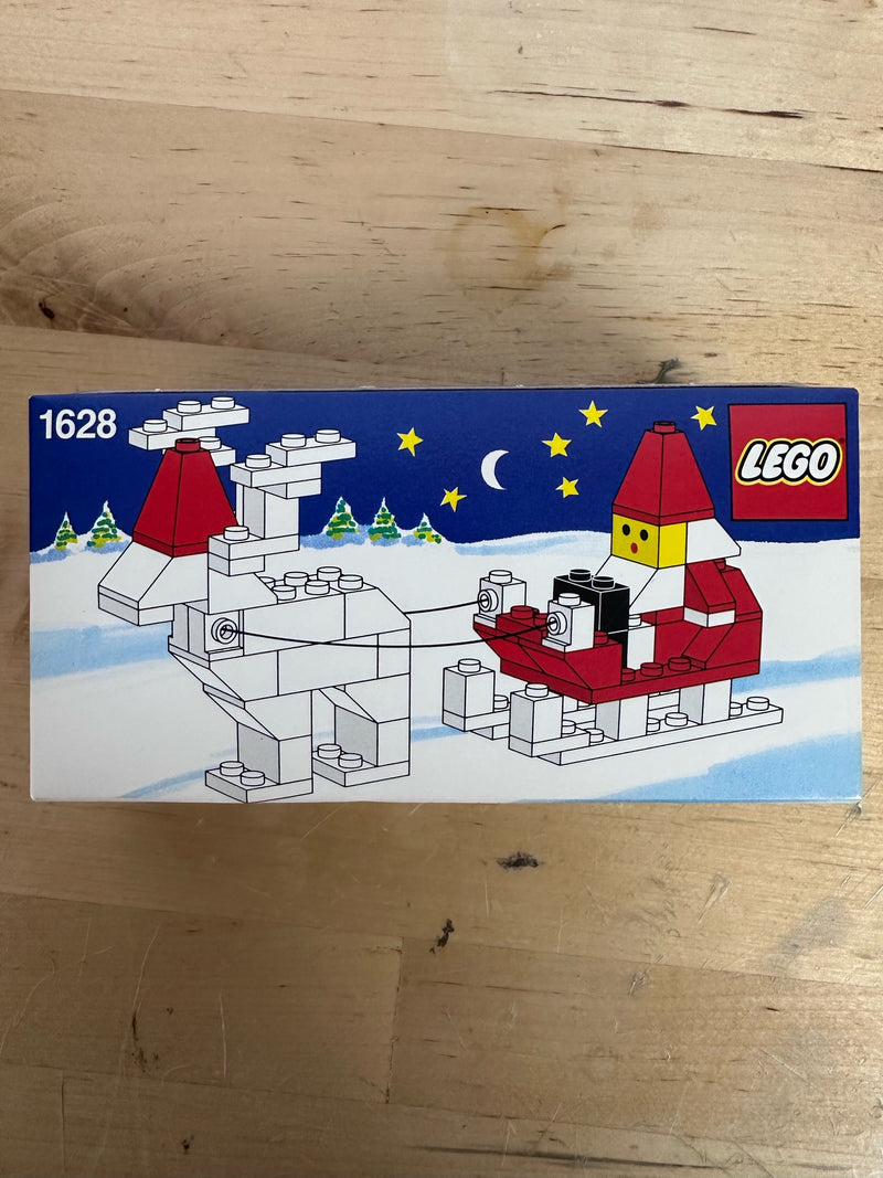 Lego 1628 Santa on Sleigh with Reindeer Set Christmas Holiday Vintage
