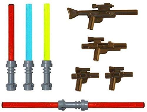 LEGO Lightsaber & Blaster Rifle Pack (4 Lightsabers) (4 Blasters)