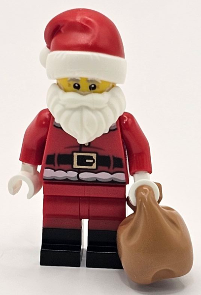 Lego Mr. Claus Santa Minifigure with Gift Bag Christmas Holiday