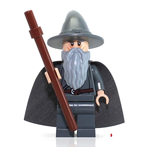 Lego The Lord of the Rings Minifigure: Gandalf the Gray Wizard (with Staff)