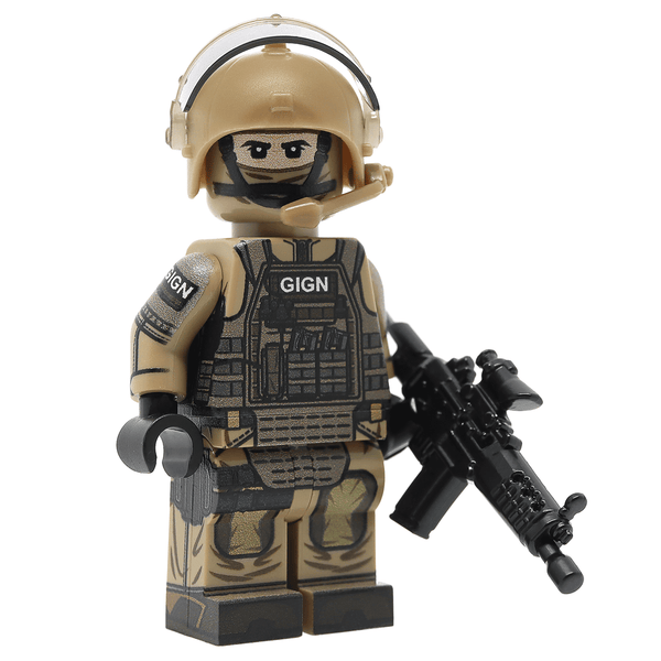 United Bricks Military Building Minifigure French GIGN