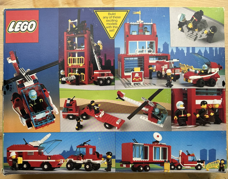 Lego 6389 Fire Control Center City Classic Town Vintage EMPTY BOX ONLY