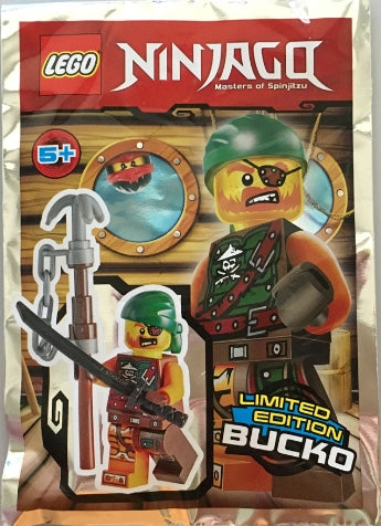 LEGO Ninjago Minifigure Bucko the Pirate (Skybound) 891616 Foil Pack