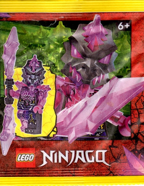 LEGO Ninjago Crystalized Vengestone Guard Minifigure Spear 892296 Paper Bag