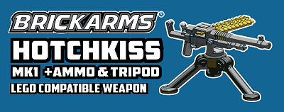 Brickarms Hotchkiss MK1 + Ammo & Tripod